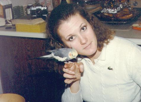 Mel with Bird.JPG